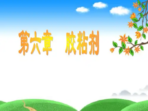 第6章 胶粘剂PPT课件