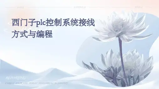 西门子PLC控制系统接线方式与编程
