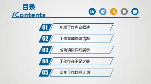 岗位述职报告工作总结PPT模板