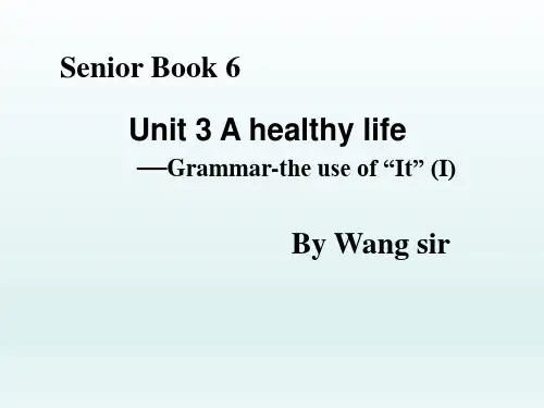 人教课标版高中英语选修6 Unit3_Grammar_名师课件(一)