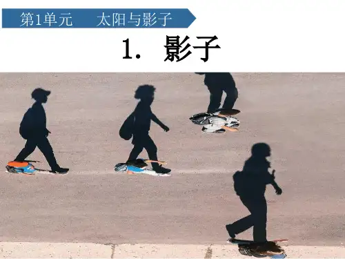 青岛版小学科学新版三年级下册科学第1课影子青岛版