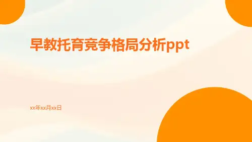 早教托育竞争格局分析PPT