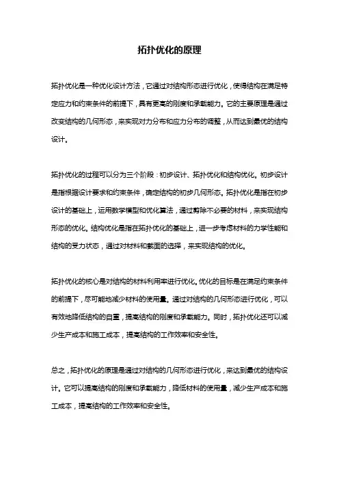 拓扑优化的原理
