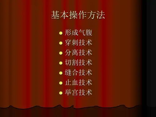 腹腔镜手术操作