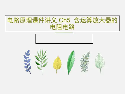 电路原理课件讲义 Ch5  含运算放大器的电阻电路共25页