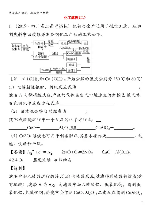 2020年领军高考化学 真题透析 专题4