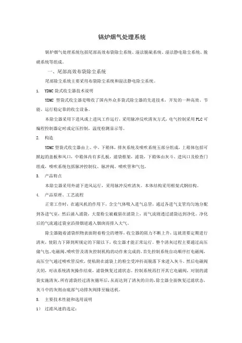 锅炉烟气处理系统