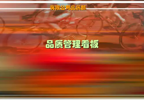 品质看板