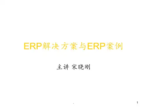 [经管营销]ERP解决方案PPT课件