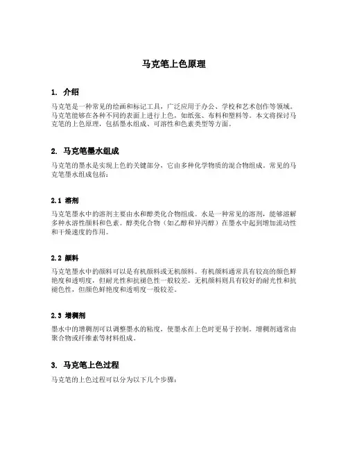 马克笔上色原理