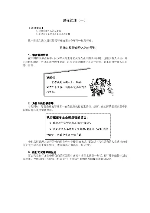 MBO_目标管理之过程管理