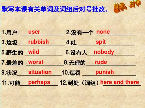 仁爱版九年级英语上册Unit2Topic2SectionB课件(共26张PPT)