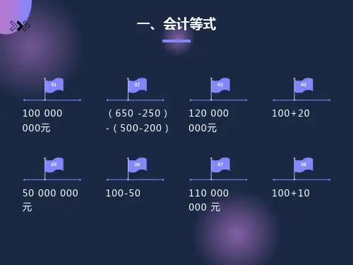 会计学原理后题答案