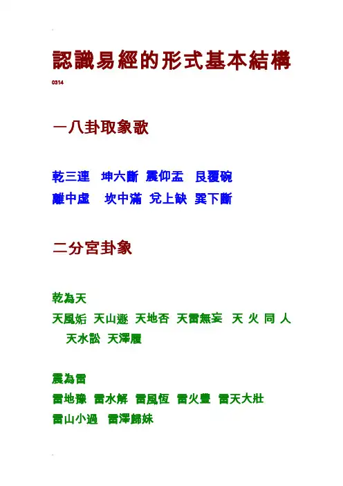 认识易经的基本结构
