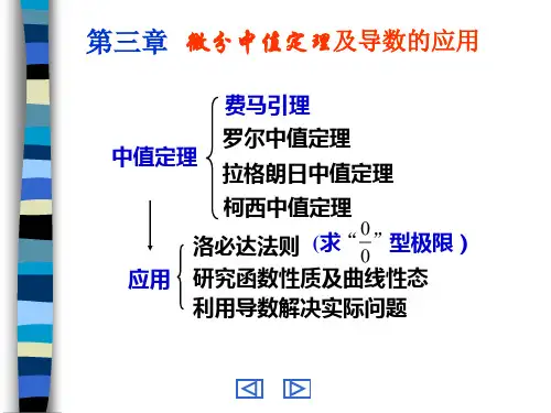 高数01第三章第一节微分中值定理