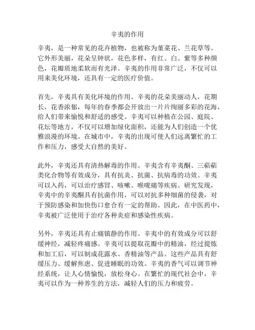 辛夷的作用