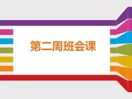 广东省佛山市顺德区勒流江义初级中学七年级班会课件：98班第二周班会(共24张PPT)