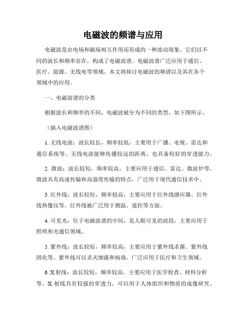 电磁波的频谱与应用