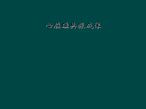 心脏磁共振成像
