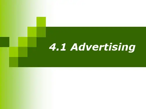 商务英语 Module 4(4.1)