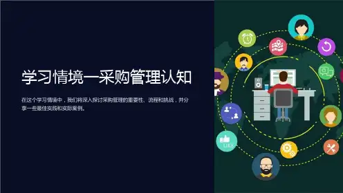 学习情境一采购管理认知