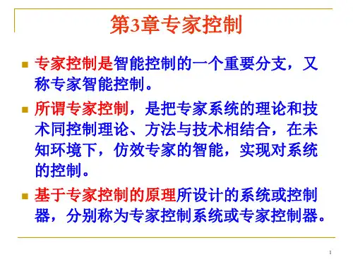 第3章专家系统控制