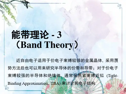 【半导体培训资料】第四章-能带理论-(Band-Theory)