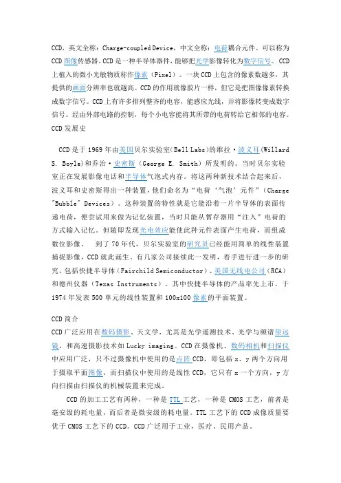 CCD图像传感器