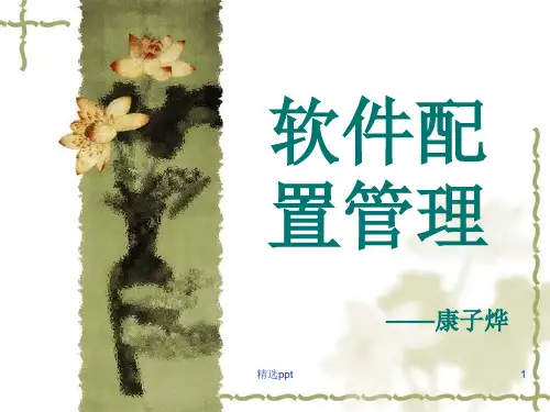 软件配置管理培训ppt课件