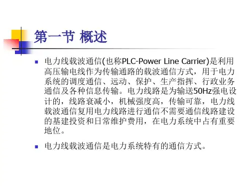 第3章电力线载波通信