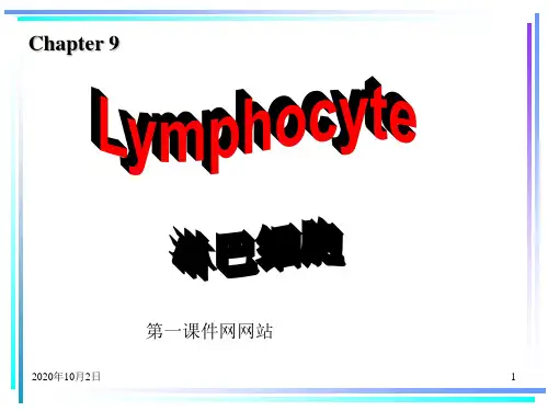 医学免疫学-免疫细胞PPT课件