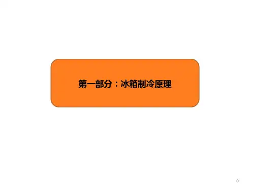 冰箱的相关基础资料