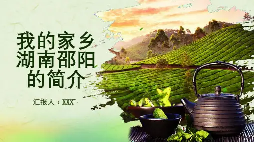 我的家乡湖南邵阳的简介