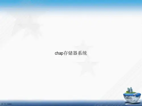 chap存储器系统讲课文档