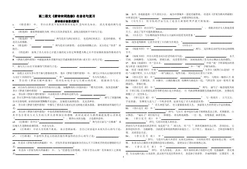 唐诗宋词选读情景式默写(鲁人版)