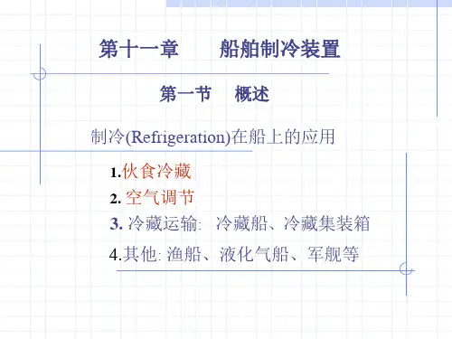 11.01船舶制冷装置