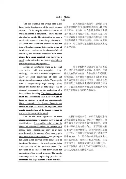 机械设计制造及其自动化专业英语翻译超级大全