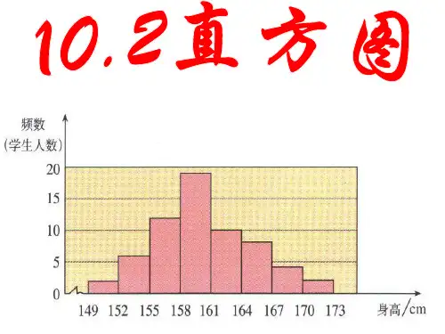 人教版数学七年级下册10.2直方图课件(共32张PPT)
