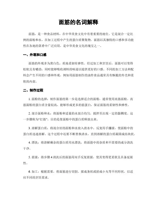 面筋的名词解释