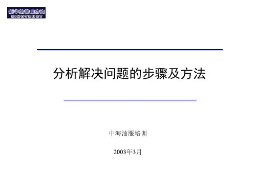 分析解决问题的基本方法—COSL