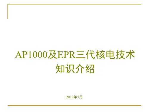 国内核电技术及形势发展介绍