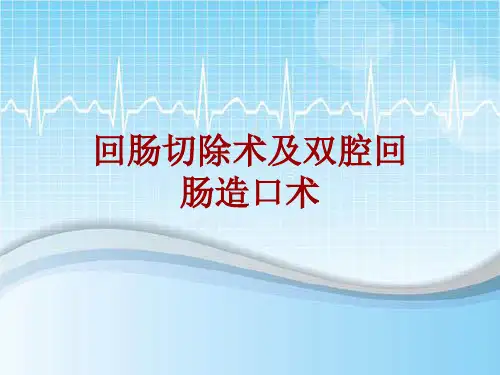 手术讲解模板：回肠切除术及双腔回肠造口术