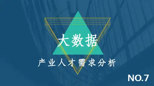 大数据产业人才需求的分析