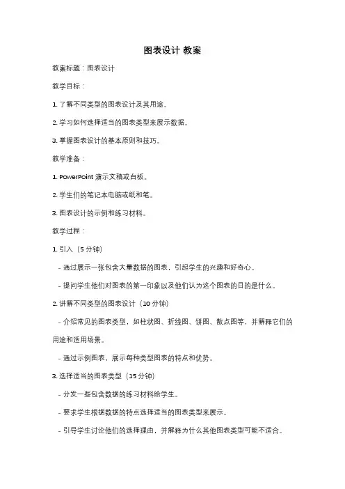 图表设计 教案
