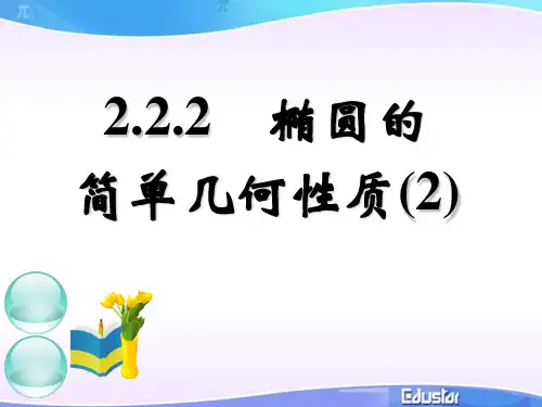 椭圆的简单几何性质(第二课时)