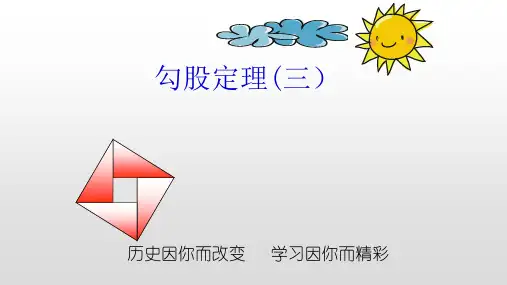 人教版数学八年级下册17.1.2数轴表示根号13课件