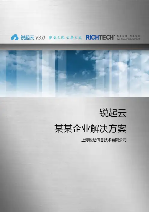 锐起云解决方案