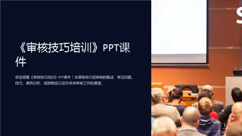 《审核技巧培训》课件