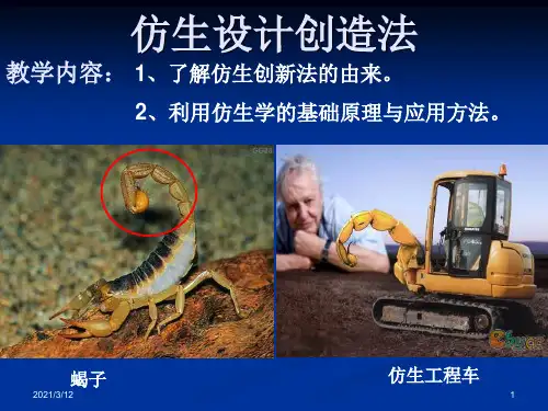 《仿生设计创造法》PPT课件