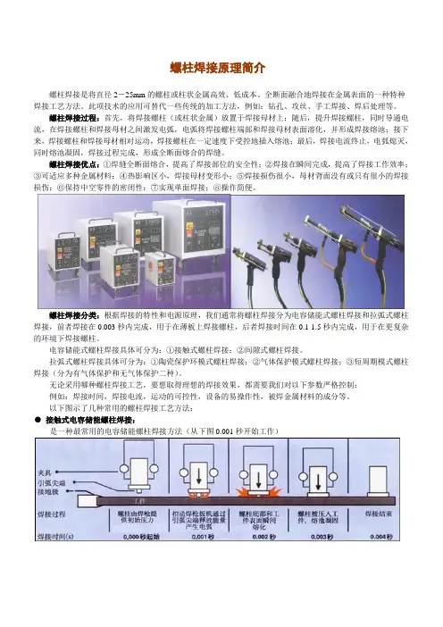 螺栓焊接原理介绍
